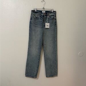 Pistola Denim Cassie Super High Rise Straight jean in the Bramble wash